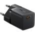 Baseus GaN5 Fast Charger (mini) 1C 25W EU Cluster Supports PPS, PD 3.0, QC 3.0 - Black